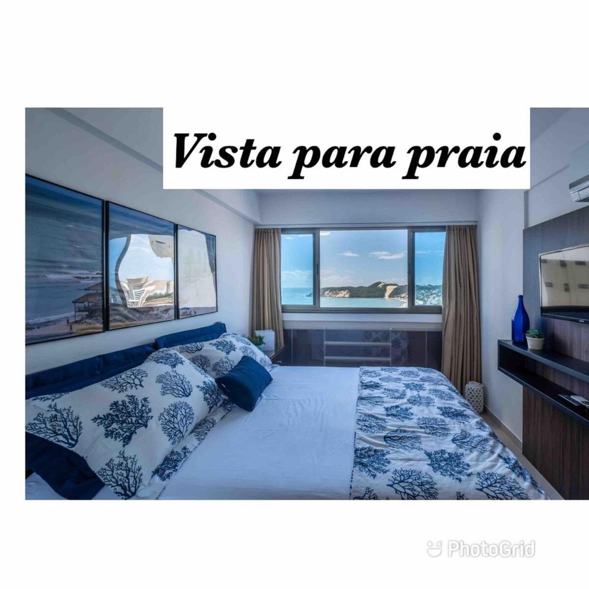 Flat Com 2 Quartos E Vista Mar Da Praia De Pontanegra-Wifi 300 Mb-Garagem-Familia-Criancas-Piscina-Pet Friendly Natal Exterior photo