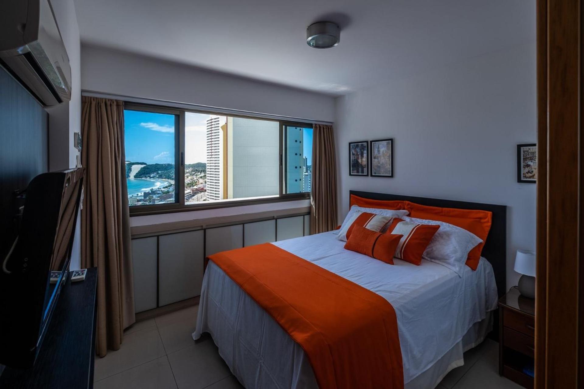 Flat Com 2 Quartos E Vista Mar Da Praia De Pontanegra-Wifi 300 Mb-Garagem-Familia-Criancas-Piscina-Pet Friendly Natal Exterior photo