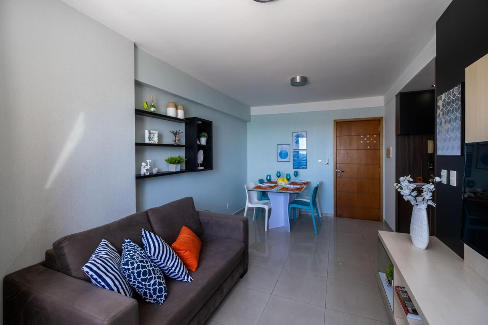 Flat Com 2 Quartos E Vista Mar Da Praia De Pontanegra-Wifi 300 Mb-Garagem-Familia-Criancas-Piscina-Pet Friendly Natal Exterior photo