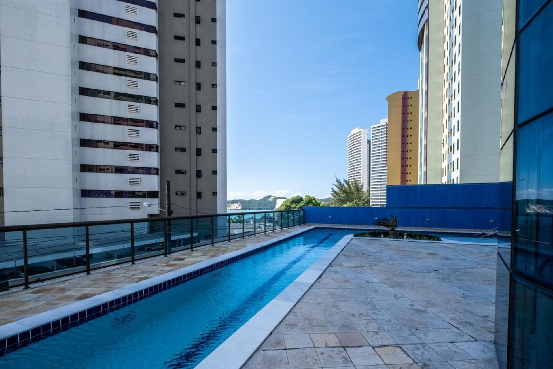 Flat Com 2 Quartos E Vista Mar Da Praia De Pontanegra-Wifi 300 Mb-Garagem-Familia-Criancas-Piscina-Pet Friendly Natal Exterior photo