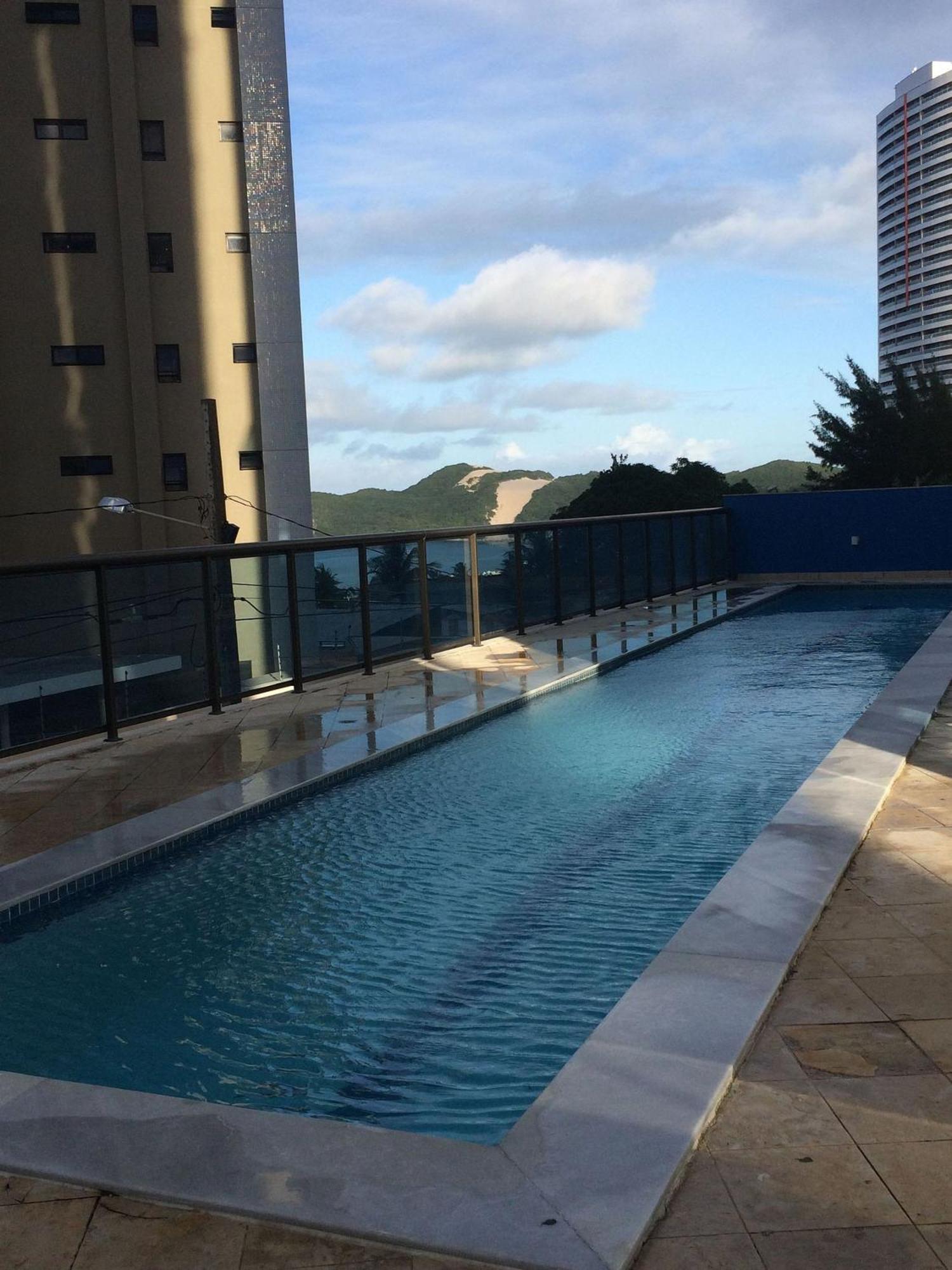 Flat Com 2 Quartos E Vista Mar Da Praia De Pontanegra-Wifi 300 Mb-Garagem-Familia-Criancas-Piscina-Pet Friendly Natal Exterior photo