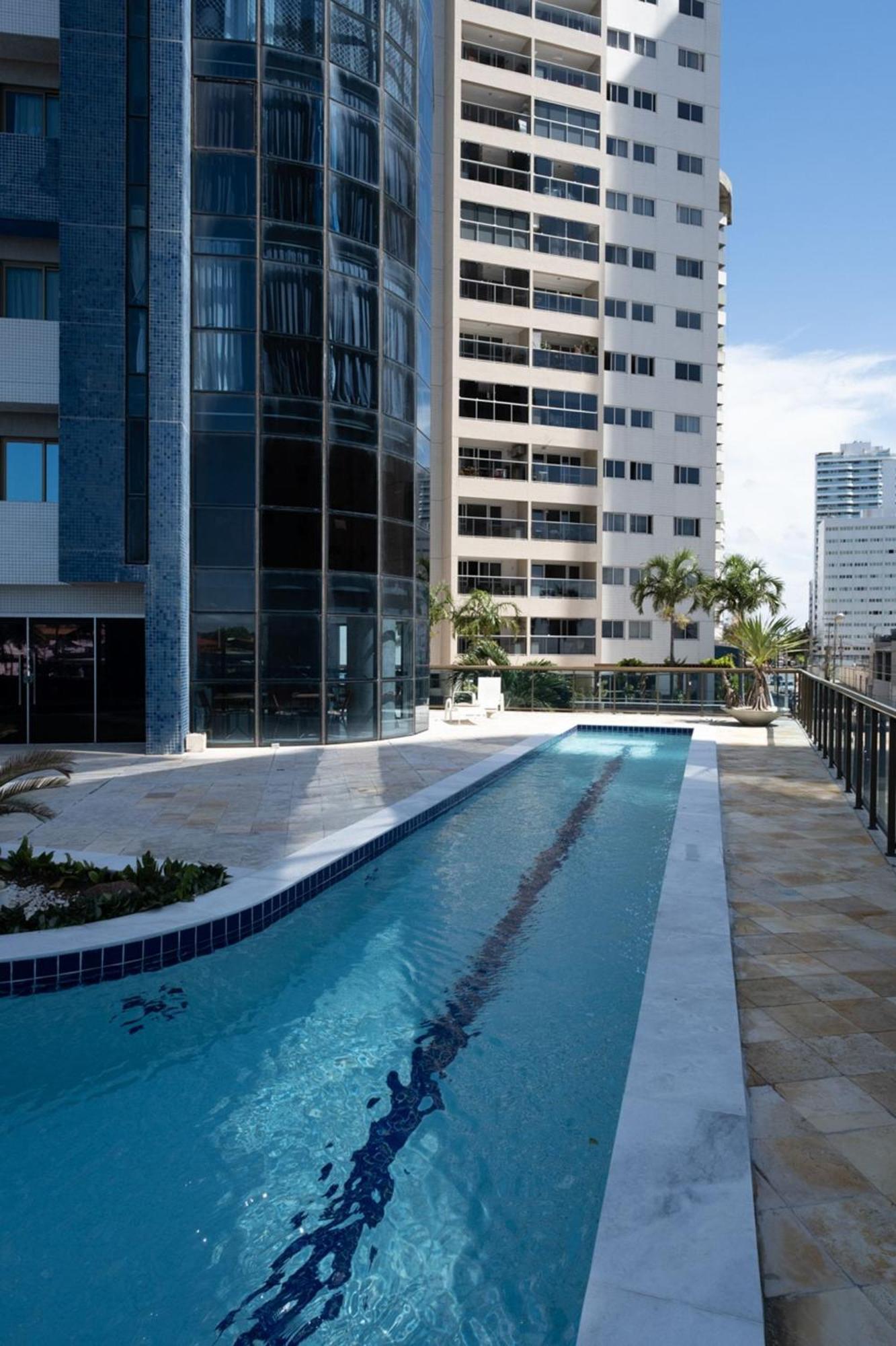 Flat Com 2 Quartos E Vista Mar Da Praia De Pontanegra-Wifi 300 Mb-Garagem-Familia-Criancas-Piscina-Pet Friendly Natal Exterior photo